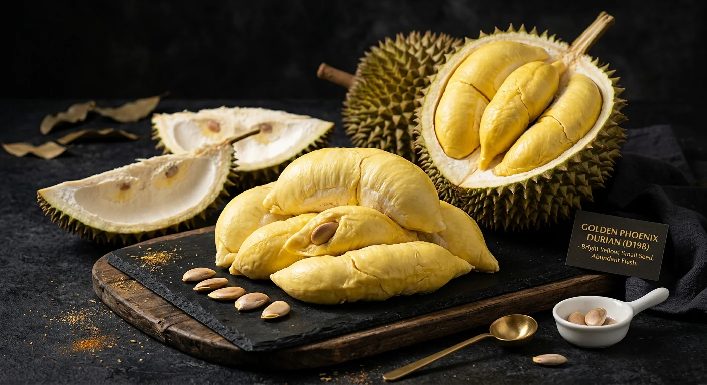 Golden Phoenix durian flesh - premium quality